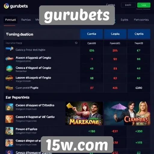 Comparativo entre gurubets e outros sites de jogos